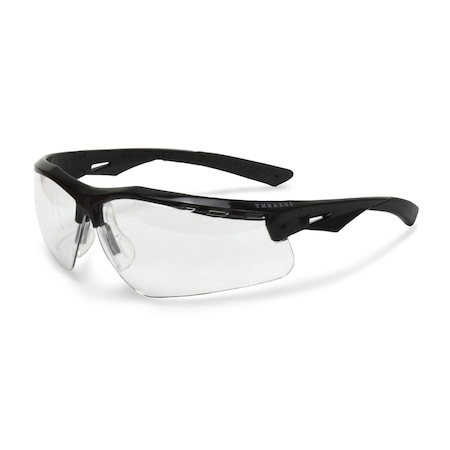 Thraxus IQ Safety Eyewear, Clear Frame, Clear IQ AntiFog Lens